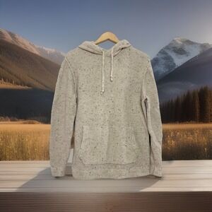 American Eagle Coastal Gorpcore Speckled Knit Minimalist Hoodie Sweater Woman S
